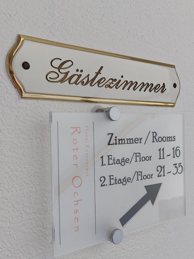 Hotel-Restaurant Roter Ochsen Lauchheim Екстер'єр фото